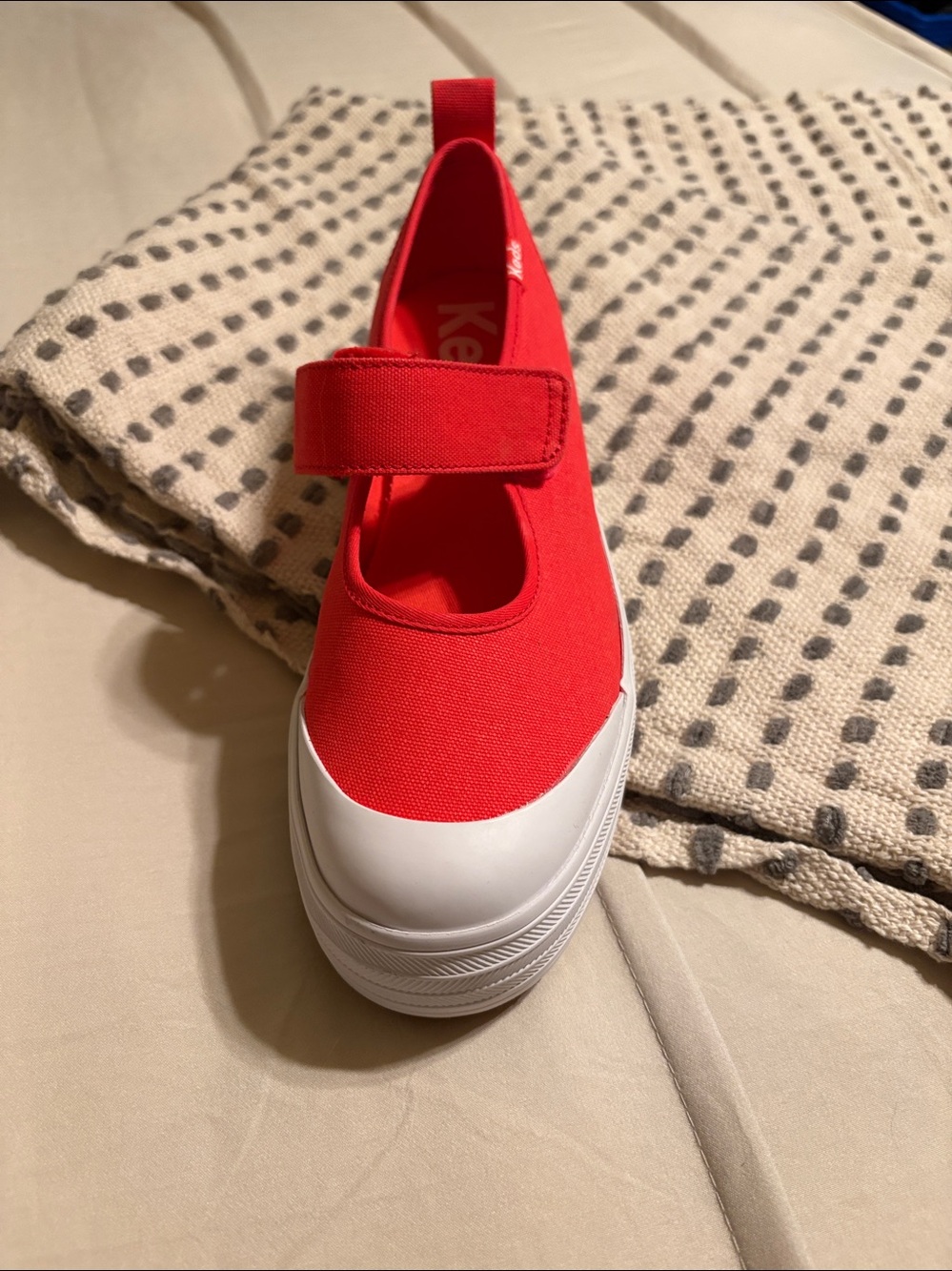 Brand NEW Women’s Keds Red Canvas Mary Jane Sneakers —NOT KIDS SHOES!!! - Picture 5 of 6